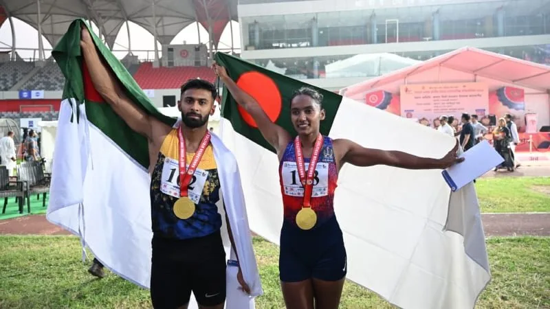 কোকো ১৮তম জাতীয় সামার অ্যাথলেটিক্সে ইমরানুর ও শিরিন স্বর্ণপদক জয়