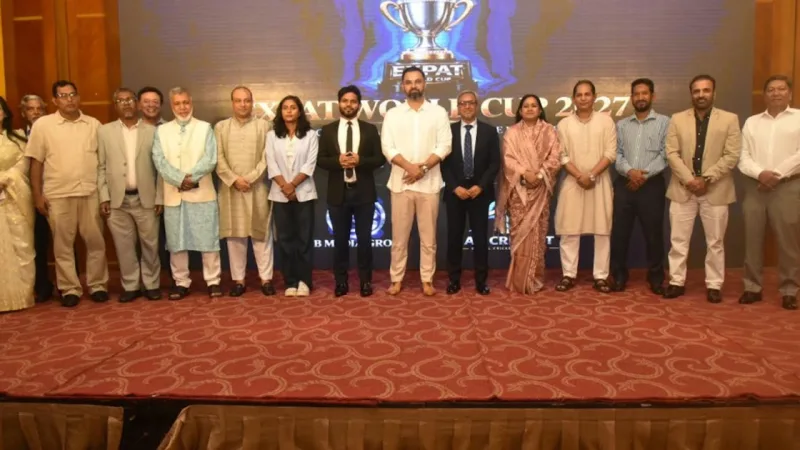 এক্সপ্যাট ওয়ার্ল্ড কাপ ২০২৭ের ঘোষণা, ৩০ দেশের ক্লাব ও শাহরুখ খান গালা নাইটে