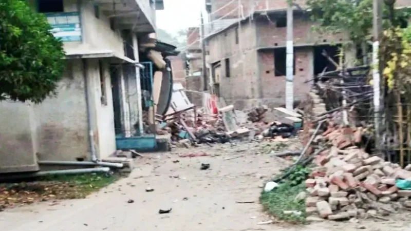 বিহার রাজ্যের সিওয়ান জেলায় বাজি তৈরির বাড়িতে বিস্ফোরণ, অন্তত ৪জন নিহত