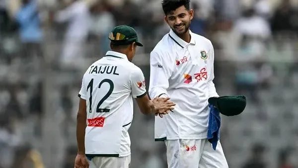 নাঈম ৪ উইকেট, ১৮ রান: মিরপুর টেস্টে বাংলাদেশে আস্থা
