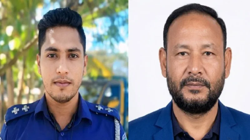 গাজীপুরে টহল চলাকালে কাভার্ডভ্যান চাপায় পুলিশ এসআই ও স্থানীয় ব্যক্তি নিহত