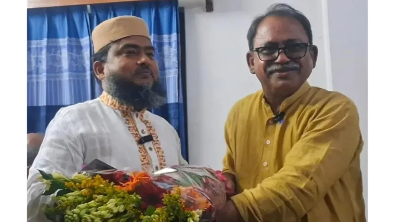 বিএনপি নবনির্বাচিত মির্জা ফয়সল আমিনের জয়োত্তর দেলাওয়ার হোসেনের বাড়িতে ফুলের সফর