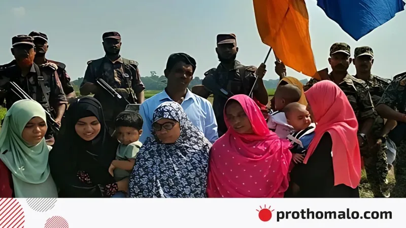 বর্ডার গার্ডের সহায়তায় মুজিবনগরে মায়ের শেষবারের মুখ দেখলেন হাফিজা খাতুন