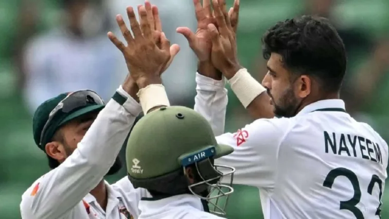 লাঞ্চের আগে নাঈমের আঘাতে গ্রিভস আউট, ওয়েস্ট ইন্ডিজ ৫৯ রানে পিছিয়ে