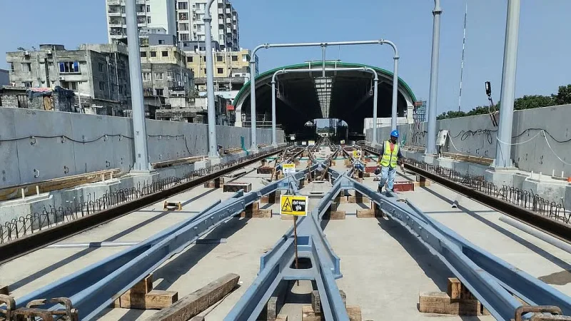 মেট্রোরেল কামালাপুর সম্প্রসারণ ৮৫% সম্পন্ন, জুলাইয়ে চালু হবে