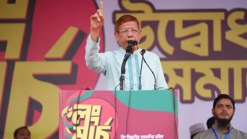 জামায়াতের হামিদুর রহমান আযাদের দাবি: অবিলম্বে সংবিধান সংস্কার না হলে সরকারকে গদি ছাড়তে হবে