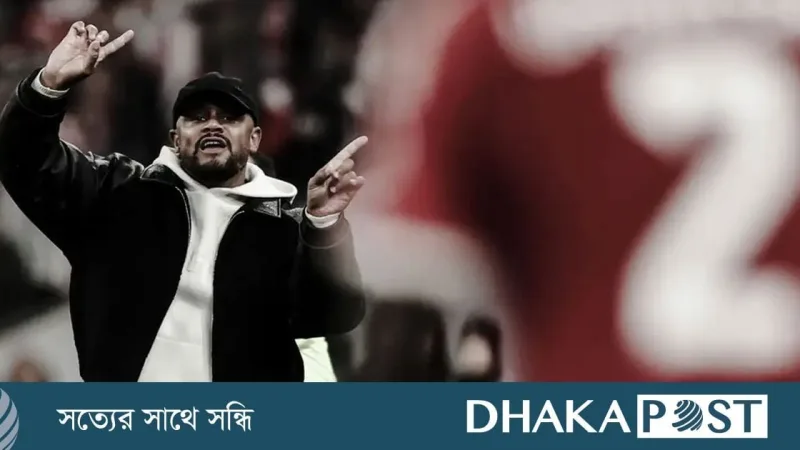 বায়ার্ন মিউনিখের কোচ ভিনসেন্ট কোম্পানি এয়ার অ্যাম্বুলেন্সে হাসপাতালে
