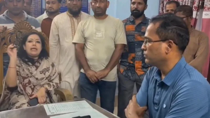 রুমিন ফারহানা ও সরাইল থানা ওসির মধ্যে নিরাপত্তা ও দুর্নীতির বিবাদ