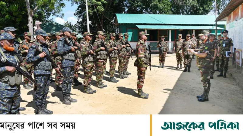 সেনাপ্রধান জেনারেল ওয়াকার-উজ-জামান পার্বত্য চট্টগ্রামে বাঘাইহাট ক্যাম্প পরিদর্শন