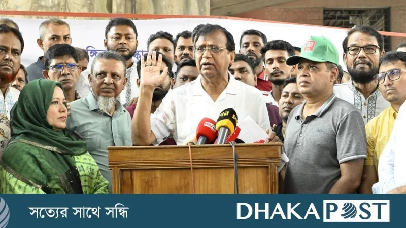 ডিএসসিসি প্রশাসক আবদুস সালাম: অবৈধ দোকান বসালে সরাসরি মামলা ও মালামাল জব্দ
