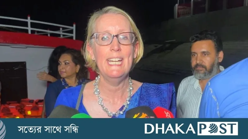 যুক্তরাজ্যের হাইকমিশনার সারাহ কুক রোহিঙ্গা প্রত্যাবাসন ও টাঙ্গাইলের দুর্গাপূজা পরিদর্শন
