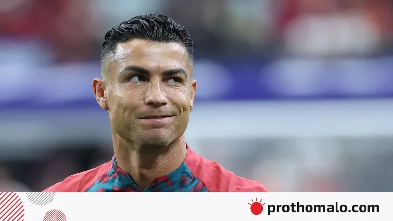 রোনালদোকে ৩০ দিনের নিষেধাজ্ঞা ও ৩৫ হাজার টাকা জরিমানা, জাতীয় দল ছেড়ে যাওয়ার ঘটনায় শাস্তি