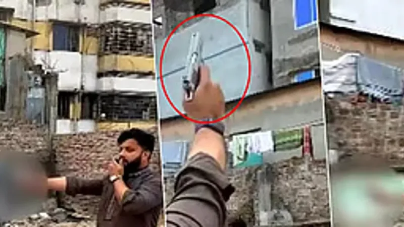 মন্ত্রীর হাতে বন্দুক নিয়ে গেন্দারিয়ায় অ্যান্টি-ড্রাগ অভিযান