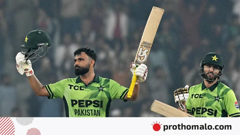 ফখর জামান ও আফরাত মিনহাজের ঝড়ে পাকিস্তান জিতল ত্রিদেশীয় সিরিজ